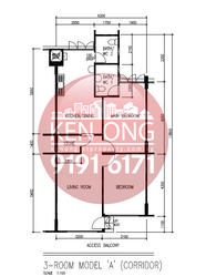 Blk 444 Tampines Street 42 (Tampines), HDB 3 Rooms #141792282